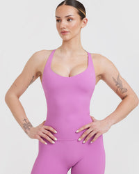 UnifiedMove™ V Neck Cross Back Vest | Orchid Purple