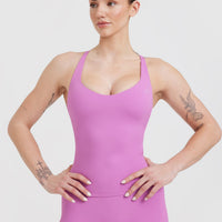 UnifiedMove™ V Neck Cross Back Vest | Orchid Purple