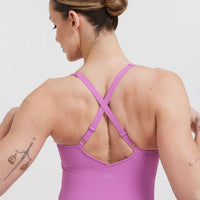 UnifiedMove™ V Neck Cross Back Vest | Orchid Purple
