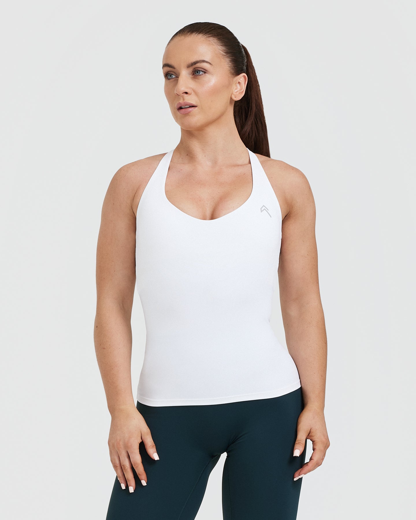 Sports vest with hot sale built in bra