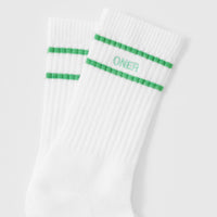 Varsity Crew Socks 3 Pack | White/Jade/Sandstone/Black